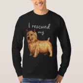 Rescue Norwich Terrier T-Shirt (Vorderseite)