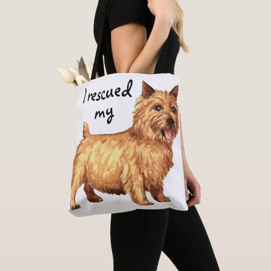 Rescue Norwich Terrier Tasche (Von Nahem)