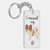 Rescue Papillon Schlüsselanhänger (Vorderseite links)