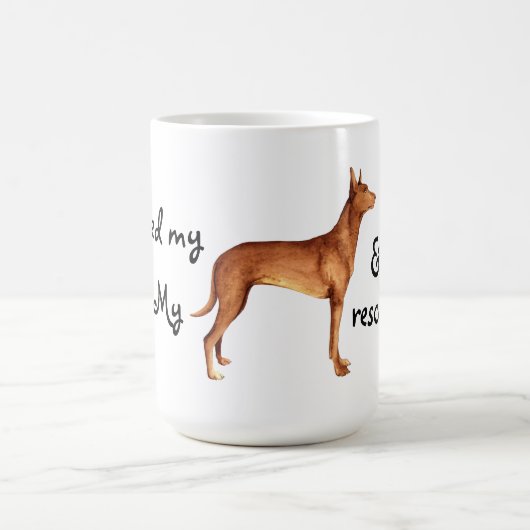 Rescue Pharaoh Hound Kaffeetasse (Mittel)