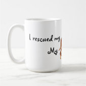 Rescue Pharaoh Hound Kaffeetasse (Links)