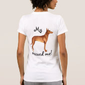 Rescue Pharaoh Hound T-Shirt (Rückseite)