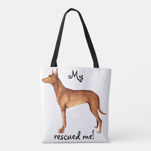 Rescue Pharaoh Hound Tasche (Rückseite)