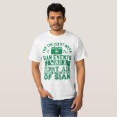 rescue service work paramedic first aider T-Shirt (Vorne ganz)