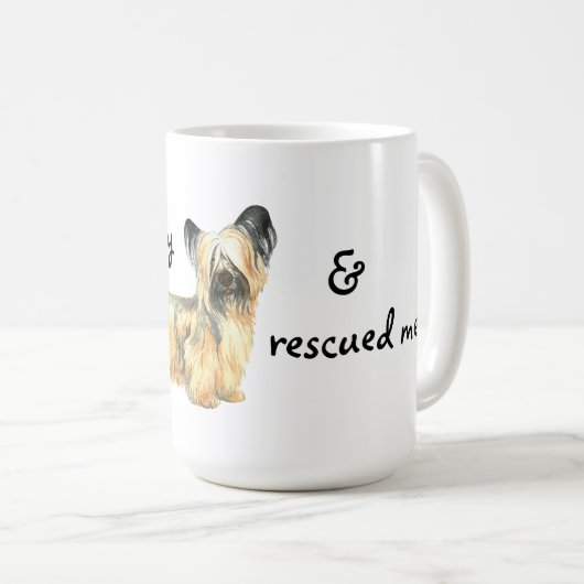 Rescue Skye Terrier Kaffeetasse (VorderseiteRechts)
