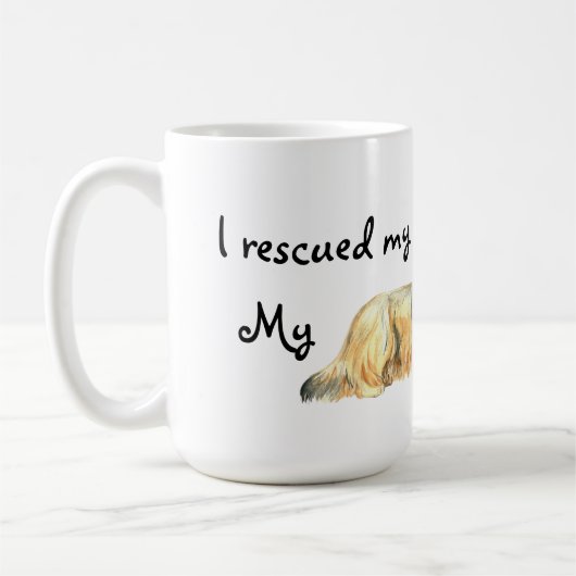 Rescue Skye Terrier Kaffeetasse (Links)