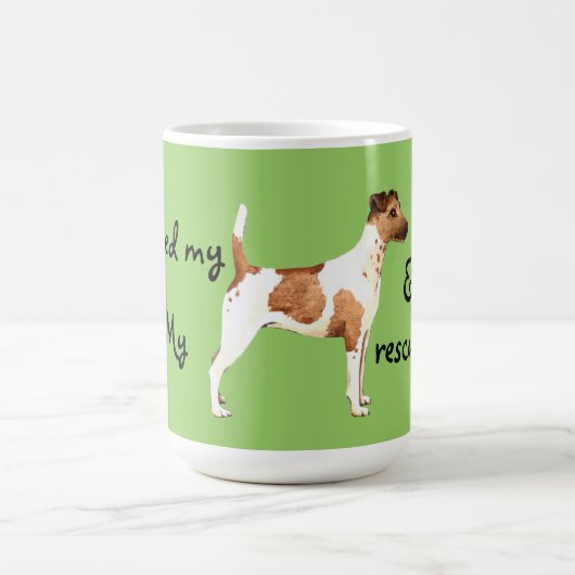 Rescue Smooth Fox Terrier Kaffeetasse (Mittel)