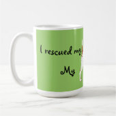 Rescue Smooth Fox Terrier Kaffeetasse (Links)