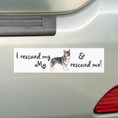 Rescue Swedish Vallhund Autoaufkleber (Auf Auto)