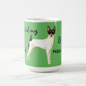 Rescue Toy Fox Terrier Kaffeetasse (Mittel)