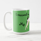 Rescue Toy Fox Terrier Kaffeetasse (Links)