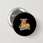 Rescued Is My Favorite Breed Dog Cat Pet Adoption Button (Vorne & Hinten)