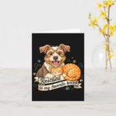 Rescued Is My Favorite Breed Dog Cat Pet Adoption Karte (Gelbe Blume)