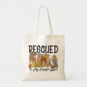 Rescued is my Favorite Breed Tote Tragetasche (Vorne)