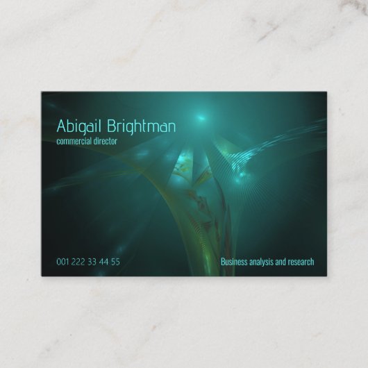 Research and development visitenkarte (Vorderseite)