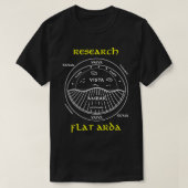 Research Flat Arda Light on dark T-Shirt (Design vorne)
