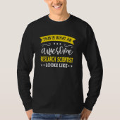 Research Scientist Job Title Employee Research Sci T-Shirt (Vorderseite)