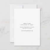 Reserva la Fecha Boda Script Elegantes Spanisches  Save The Date (Rückseite)