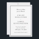 Reserva La Fecha Elegant Klassisches Spanisch Save The Date<br><div class="desc">Reserva La Fecha Elegant Classic Spanisch Save the Date Einladungskarte en espanol</div>