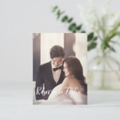 Reserva La Fecha Foto Save the Date Spanisch Ankündigungspostkarte (Stehend Vorderseite)