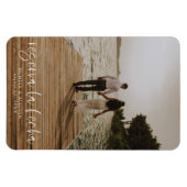 Reserva La Fecha Modernes Foto Einladung Magnet (Horizontal)