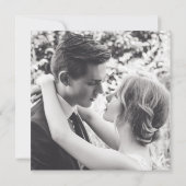 Reserva La Fecha Modernes Grau und Weiß Spanisch Save The Date (Rückseite)