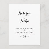 Reserva la Fecha Postkarte (Vorderseite)