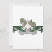 Reserva La Fecha Quinceanera Green Charra,  Save The Date (Rückseite)