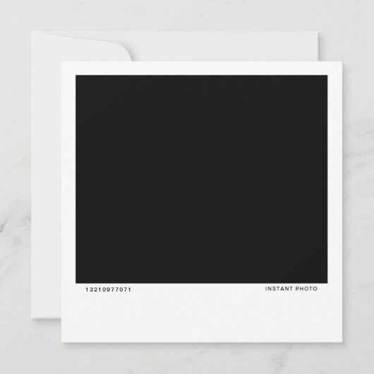 Reserva La Fecha Retro Instant Foto Spanisch Save The Date (Rückseite)