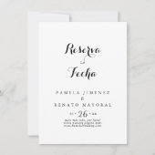 Reserva la Fecha Save The Date (Vorderseite)