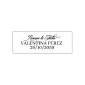 Reserva la Fecha Save the Date auf Spanisch Permastempel (Design)