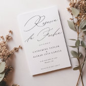 Reserva La Fecha Spanis Script Wedding Foto Save The Date