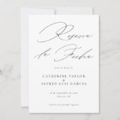 Reserva La Fecha Spanis Script Wedding Foto Save The Date (Vorderseite)
