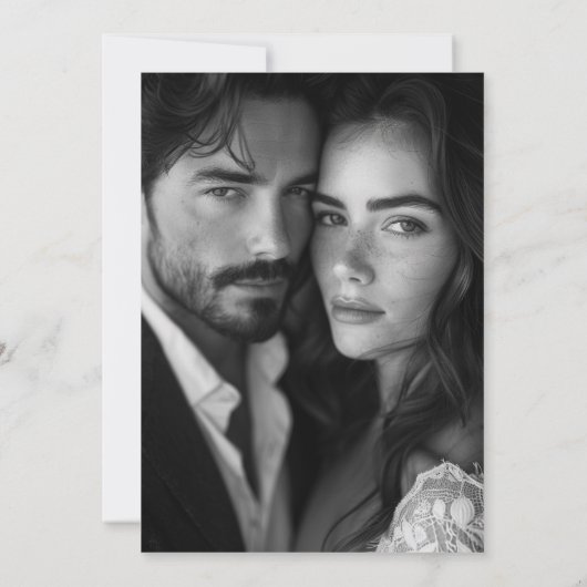 Reserva La Fecha Spanis Script Wedding Foto Save The Date (Rückseite)