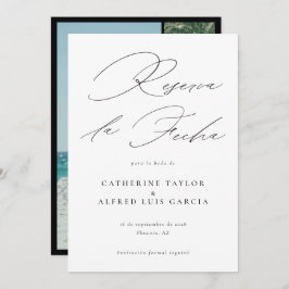 Reserva La Fecha Spanish Language Foto Wedding Save The Date