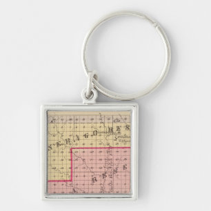 Reservate für Omaha und Winnebago in Nebraska Schlüsselanhänger