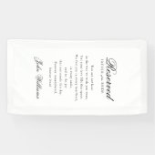 Reserved - Father of the Bride - Memorial Wedding Banner (Horizontal)