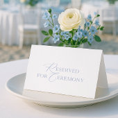 “Reserved for Ceremony” Wedding Seating Card Einladung