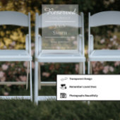 Reserved in Memorial - Wedding Seat Sign Acrylschild