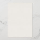 Reserved Seating Wedding Sign  Folieneinladung (Rückseite)