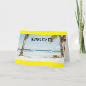 ** RESERVIEREN SIE DIESES HAMMOCK** HEY SIE SIND R KARTE (Vorderseite)