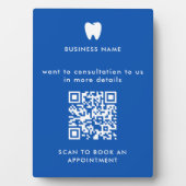 Reservieren Sie einen Termin | QR Code Internet Sc Fotoplatte (Vorderseite)