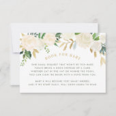 Reservieren Sie für die Blütendusche eines Babys Einladung (Vorderseite)