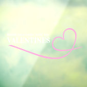 Reservieren Sie Ihre Tischvalentinen mit eigenem T Fensteraufkleber (Blatt 3)