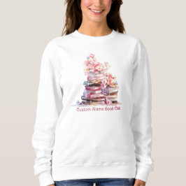 Reservieren Sie Lover Floral, Custom Book Club Sweatshirt