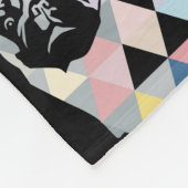 Reservierfür Herr Mops Fleecedecke (Ecke)