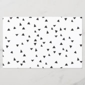 Reserviert für Black Simple Wedding Sign (Rückseite)