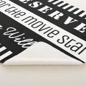 Reserviert für den Movie Star Personalisiert Funny Sherpadecke (3/4)