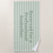 Reserviert für ein Berufliches Sonnenbadehandtuch Strandtuch (Vorderseite)