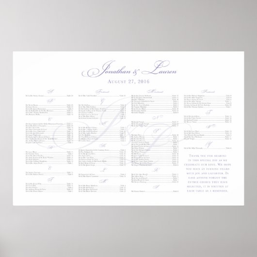 ***RESERVIERT*** für Jonathan+Lauren Poster (Vorne)